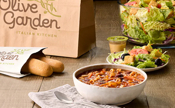 Soup, Salad and Breadsticks Lunch