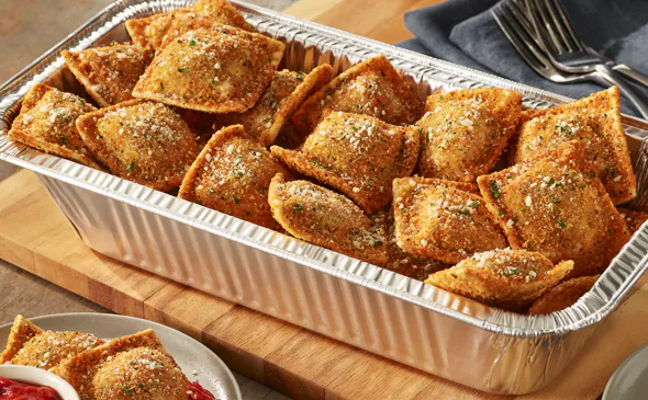 Toasted Beef Ravioli (Serves 4 - 6)
