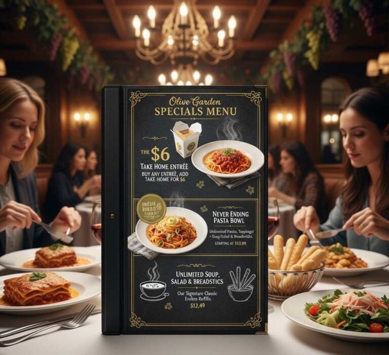 Olive Garden Specials Menu